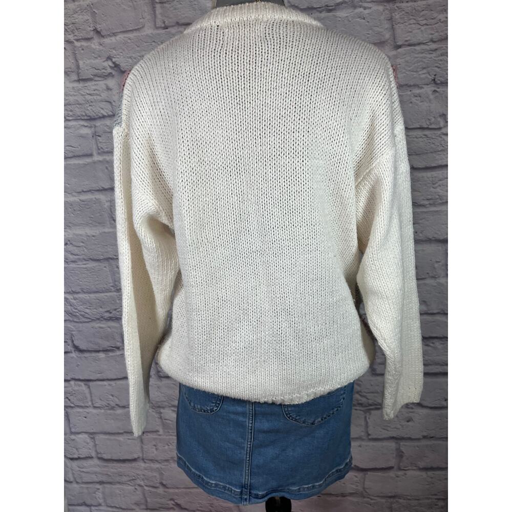 Vintage 90's Hunter's Run Chunky Knit Cardigan Sweater - Picture 4 of 11
